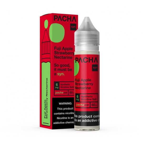 Pacha Syn Fuji Apple Strawberry Nectarine 60ml Vape Juice