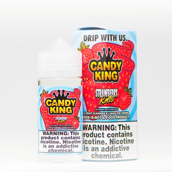 Candy King Strawberry Roll 100ml Vape Juice