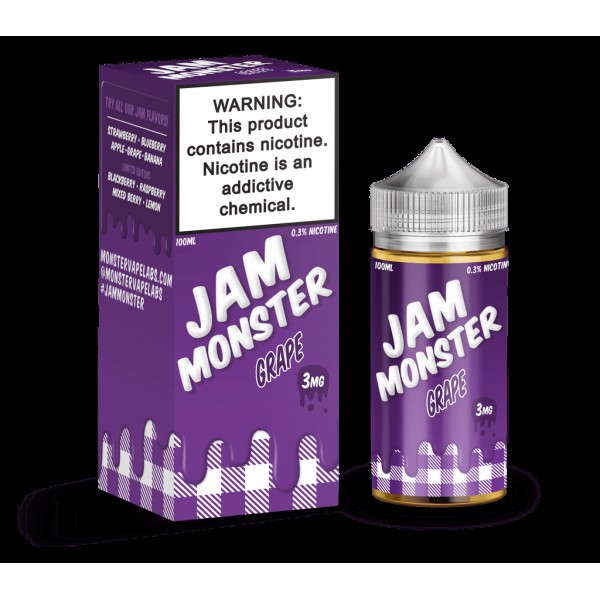 Jam Monster Grape 100ml Vape Juice