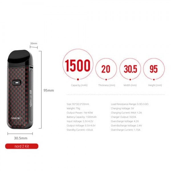 SMOK Nord 2 40W Pod System