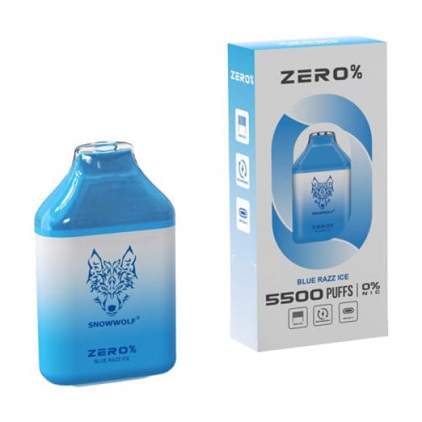 Snowwolf ZERO Disposable Vape (0%, 5500 Puffs)