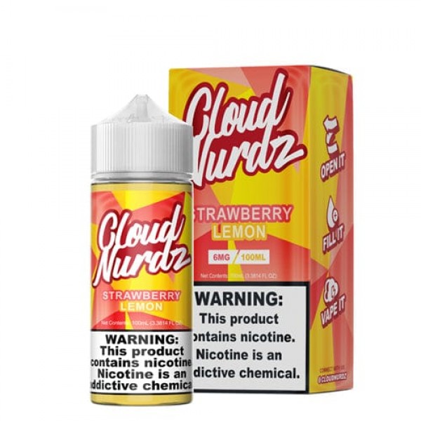 Cloud Nurdz Strawberry Lemon 100ml Vape Juice