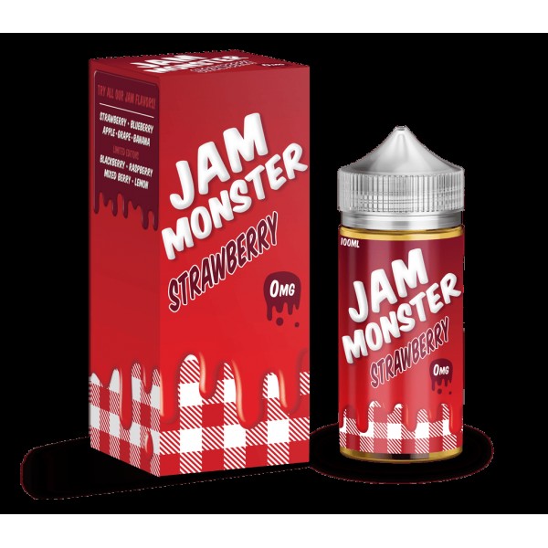 Jam Monster Strawberry 100ml Vape Juice