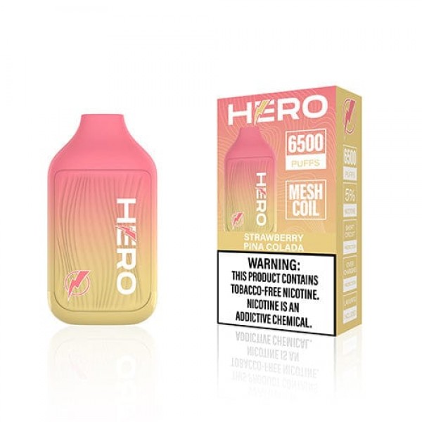 Hero 6500 Disposable Vape (5%, 6500 Puffs)