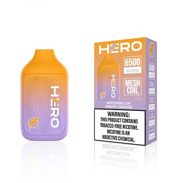 Hero 6500 Disposable Vape (5%, 6500 Puffs)