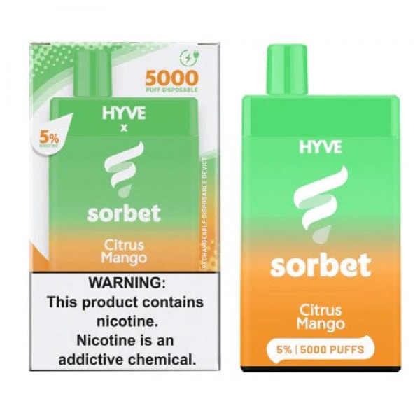 HYVE 5K x Sorbet Disposable Vape (5%, 5000 Puffs)