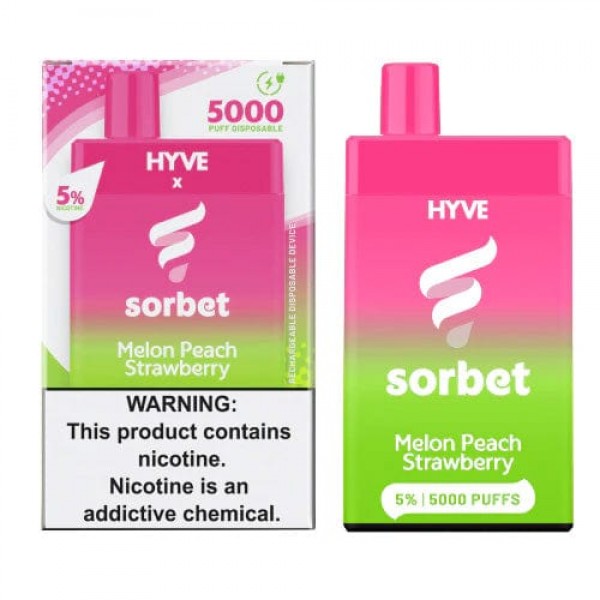 HYVE 5K x Sorbet Disposable Vape (5%, 5000 Puffs)