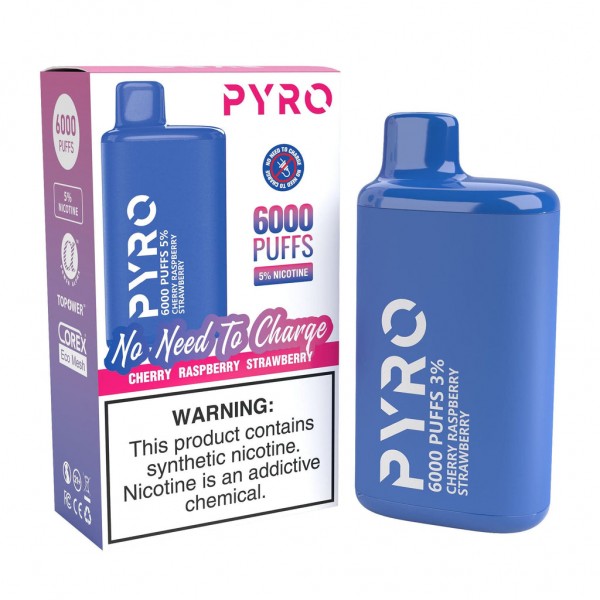 Pyro Tech 6000 Disposable Vape (5%, 6000 Puffs)