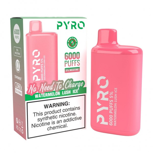 Pyro Tech 6000 Disposable Vape (5%, 6000 Puffs)