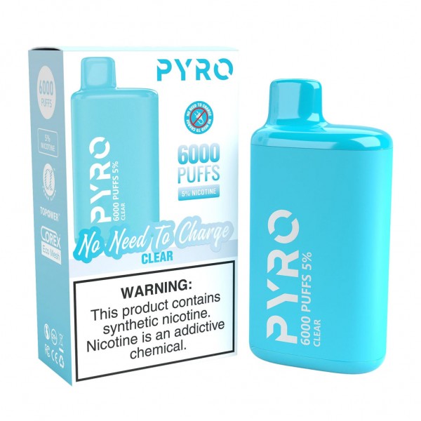 Pyro Tech 6000 Disposable Vape (5%, 6000 Puffs)