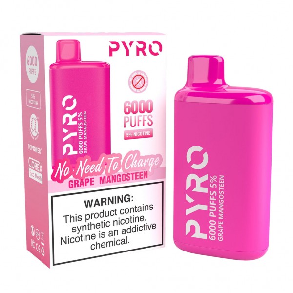 Pyro Tech 6000 Disposable Vape (5%, 6000 Puffs)