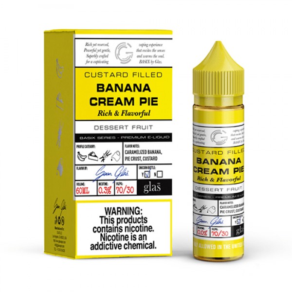 GLAS Basix Banana Cream Pie 60ml Vape Juice