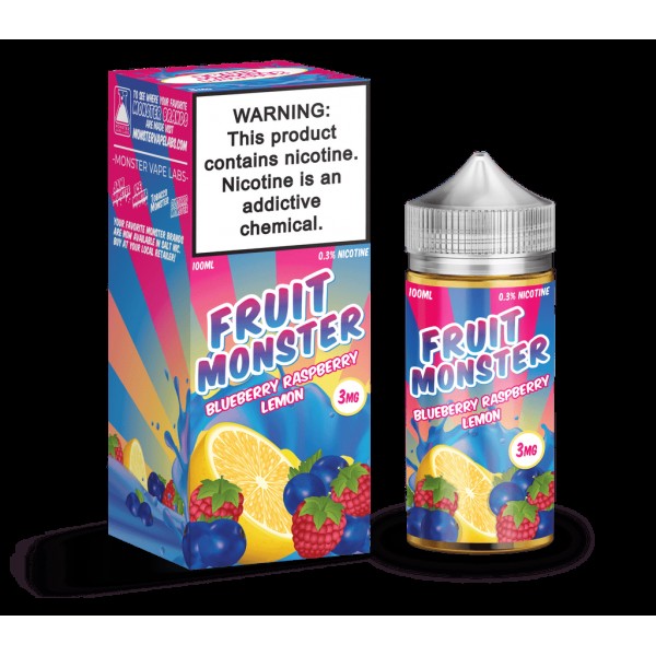 Fruit Monster Blueberry Raspberry Lemon 100ml Vape Juice