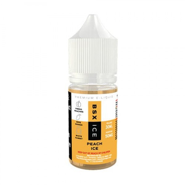 GLAS BSX Peach Ice 30ml Nic Salt Vape Juice