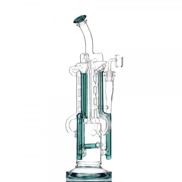 14" Mega Scientific Inline to Recycler Bong