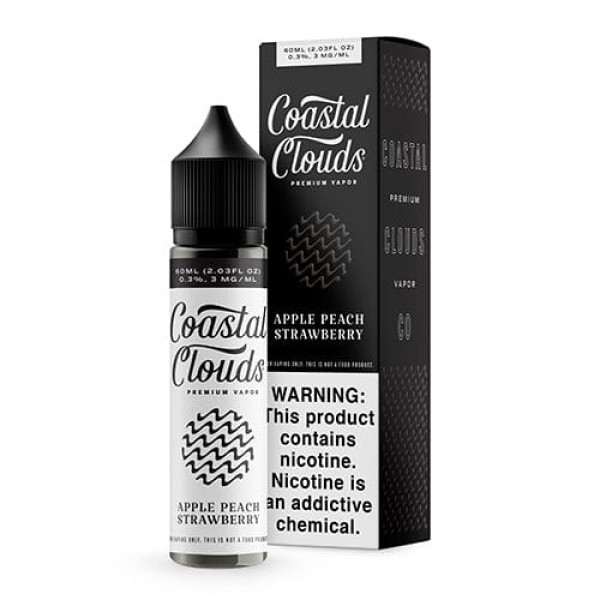 Coastal Clouds Sweets Apple Peach Strawberry 60ml Vape Juice