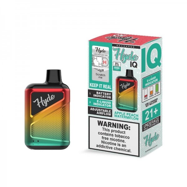 Hyde IQ Recharge Disposable Vape (5%, 5000 Puffs)