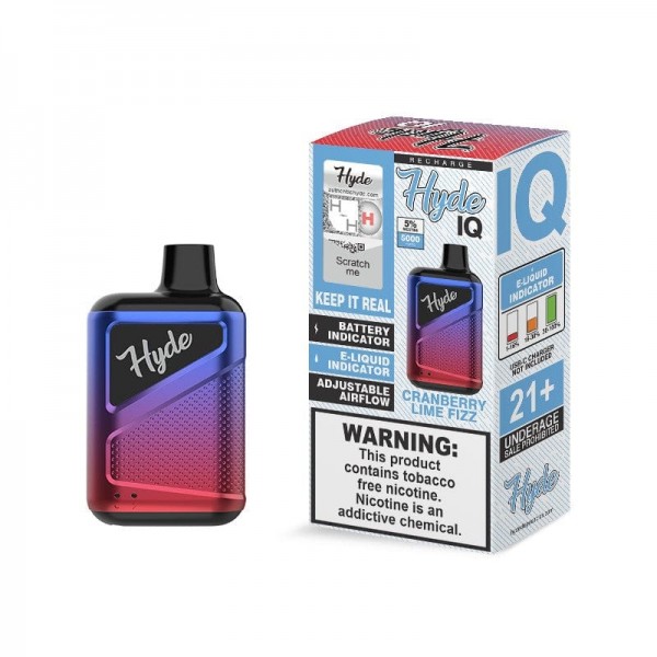 Hyde IQ Recharge Disposable Vape (5%, 5000 Puffs)