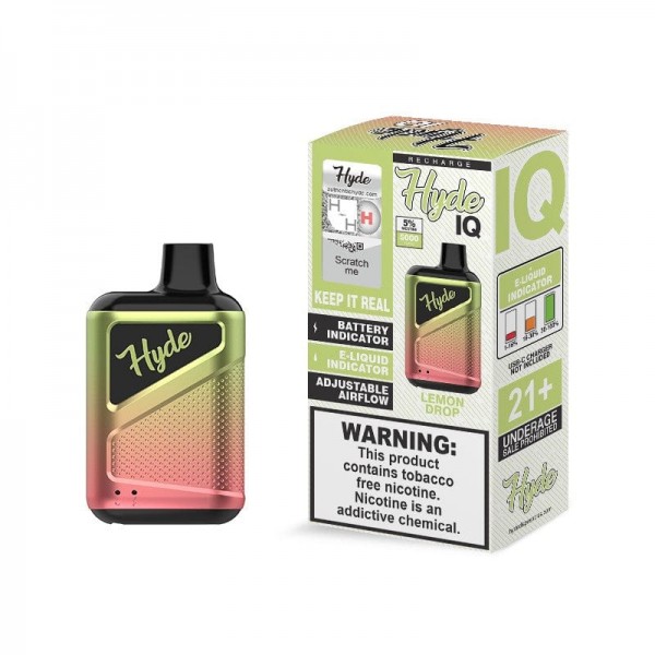 Hyde IQ Recharge Disposable Vape (5%, 5000 Puffs)