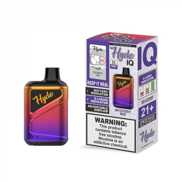 Hyde IQ Recharge Disposable Vape (5%, 5000 Puffs)