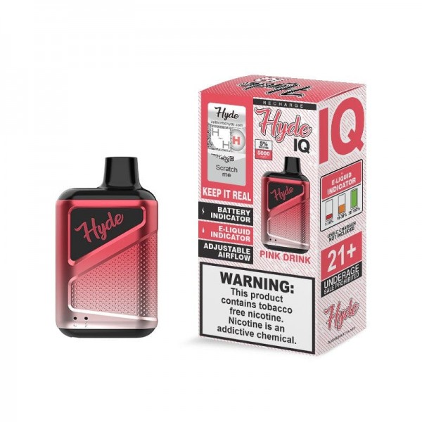 Hyde IQ Recharge Disposable Vape (5%, 5000 Puffs)