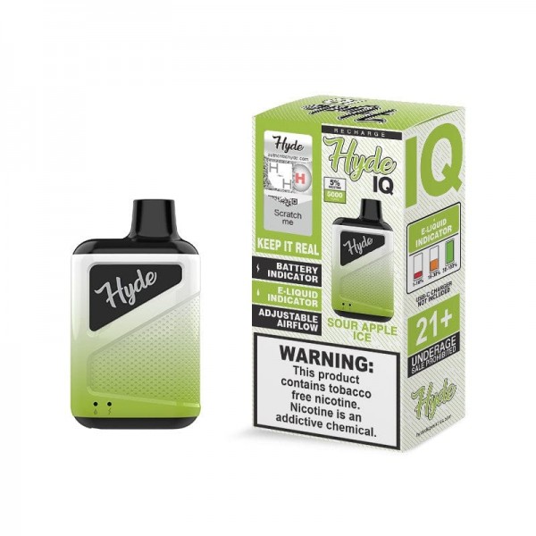 Hyde IQ Recharge Disposable Vape (5%, 5000 Puffs)