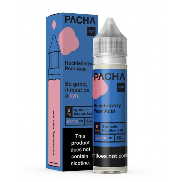 Pacha Syn Huckleberry Pear Acai 60ml Vape Juice