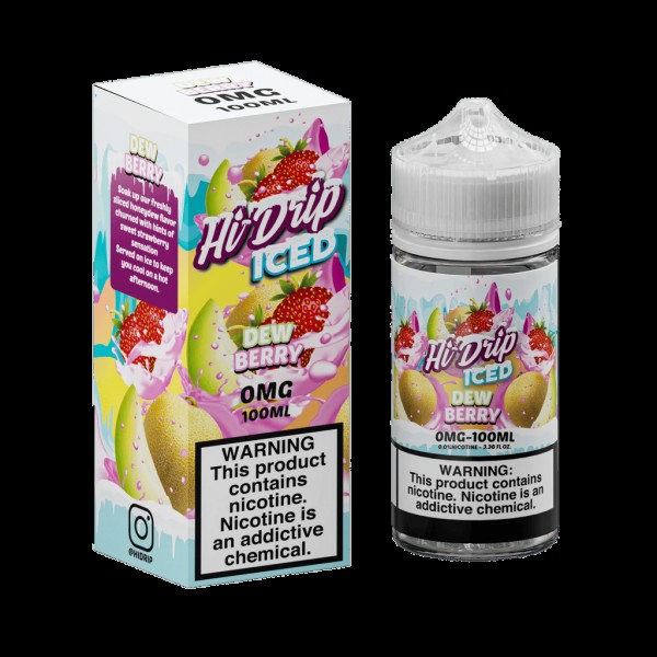 Hi-Drip Iced Dew Berry 100ml Vape Juice