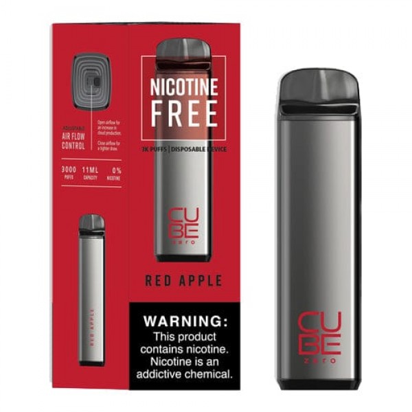 Vaportech Cube Zero 0mg Disposable Vape (0%, 3000 Puffs)