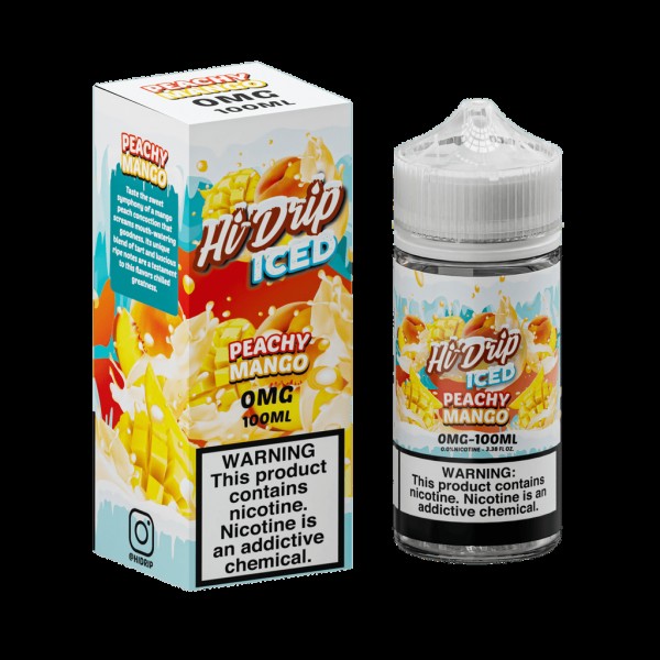 Hi-Drip Iced Peachy Mango 100ml Vape Juice