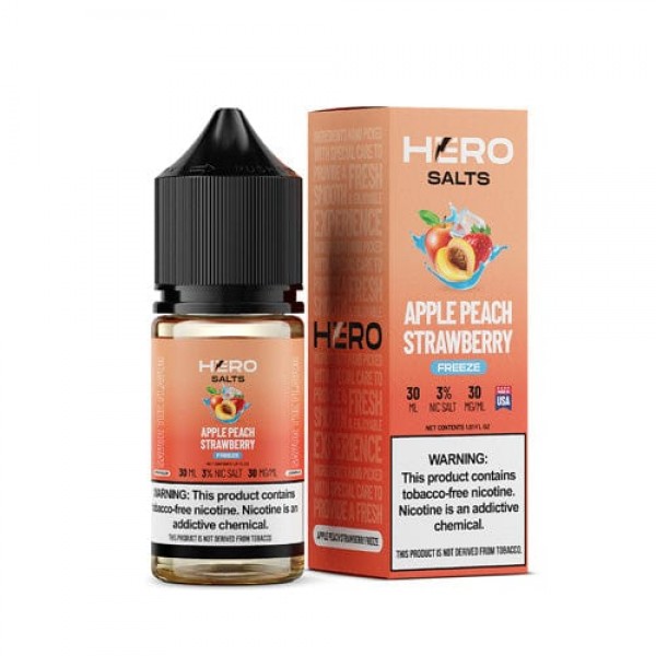 HERO Apple Peach Strawberry Freeze 30ml TF Nic Salt Vape Juice