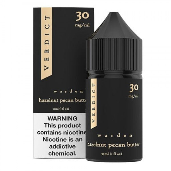 Verdict Warden Hazelnut Pecan Butter 30ml Nic Salt Vape Juice