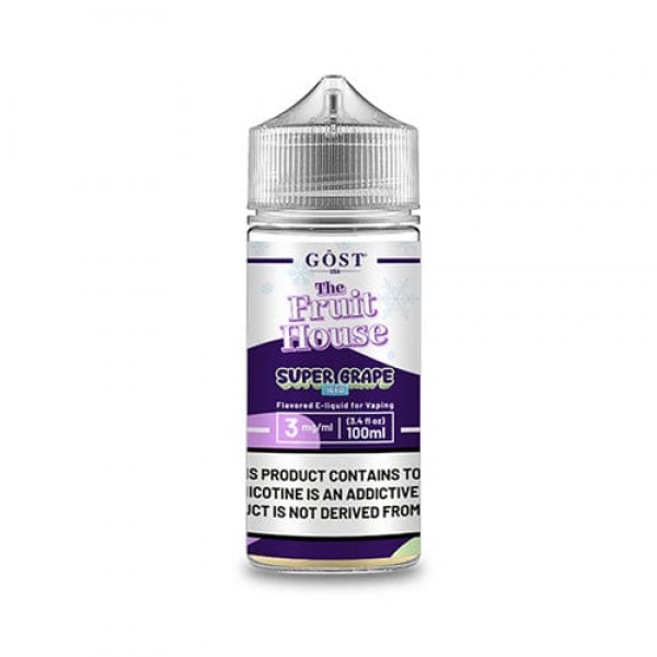 The Fruit House by Gost Super Grape Ice 100ml TF Vape Juice