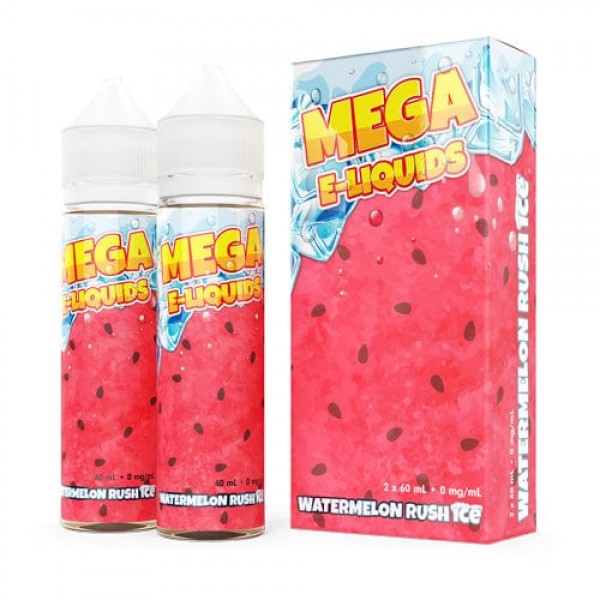 Mega E-Liquids Watermelon Rush Ice 120ml Vape Juice