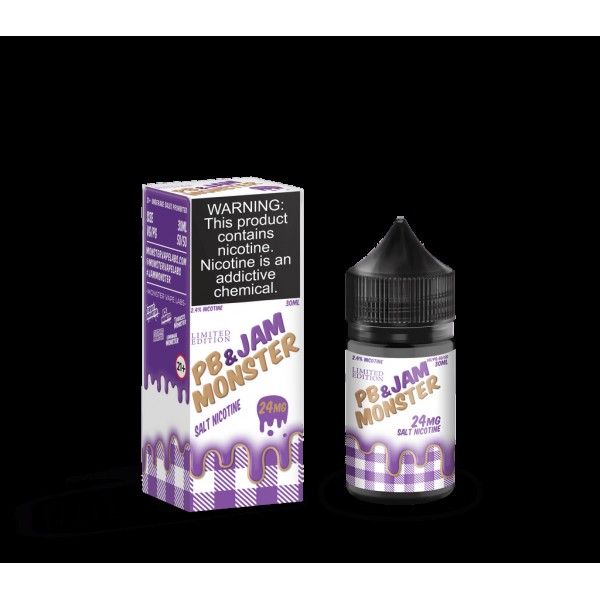 Jam Monster Salts PB&J 30ml Nic Salt Vape Juice