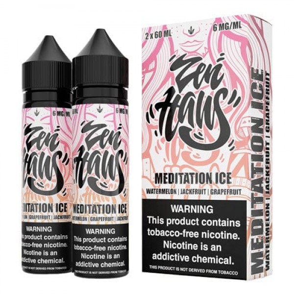 Zen Haus Meditation Ice (Grapefruit+Watermelon+Jackfruit) 120ml Vape Juice