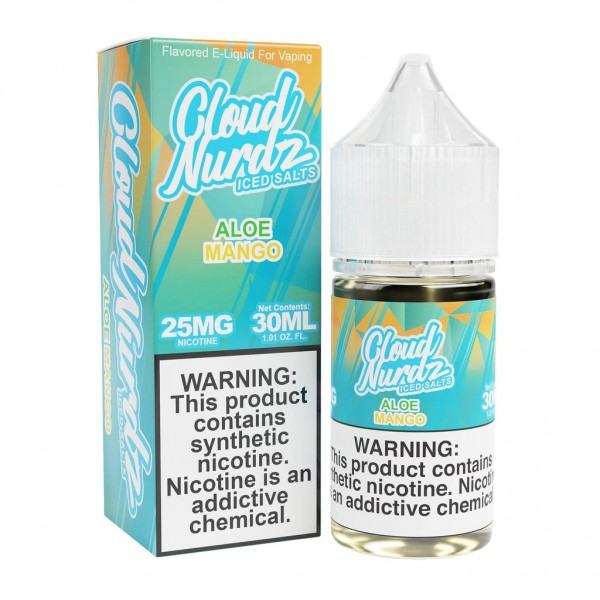 Cloud Nurdz Iced Aloe Mango TF 30ml Nic Salt Vape Juice