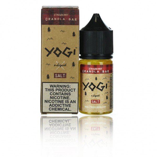 Yogi Salts Strawberry Granola Bar 30ml Nic Salt Vape Juice