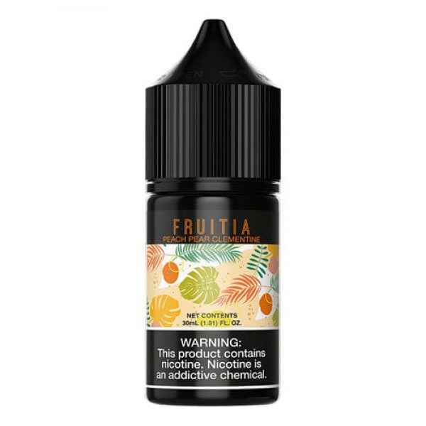 Fresh Farms Fruitia Peach Pear Clementine 30ml Nic Salt Vape Juice