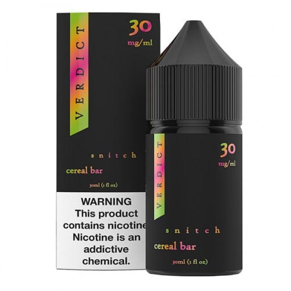 Verdict Snitch Cereal Bar 30ml Nic Salt Vape Juice