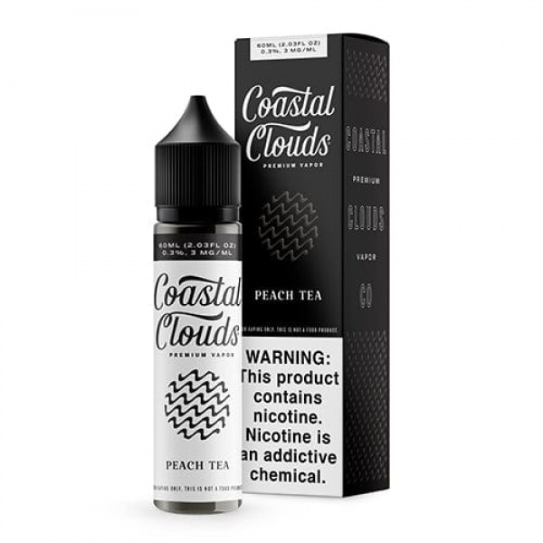 Coastal Clouds Peach Tea 60ml Vape Juice