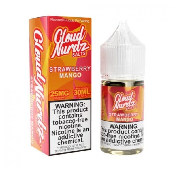 Cloud Nurdz Strawberry Mango 30ml Nic Salt Vape Juice