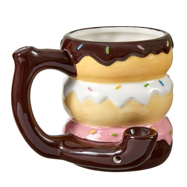 Novelty Wake n Bake Coffee Mug Pipe