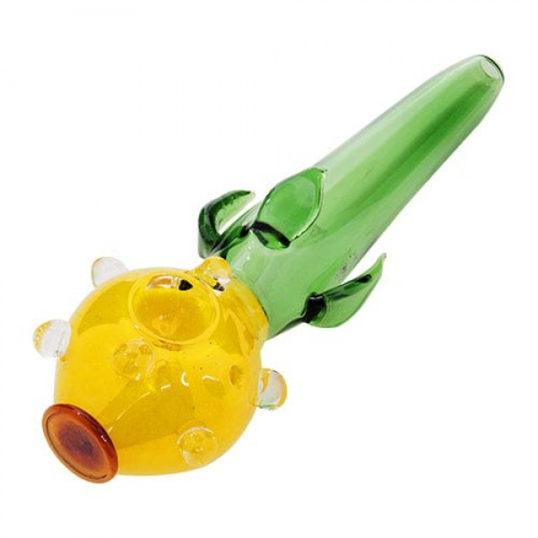 Corn Cob Glass Hand Pipe