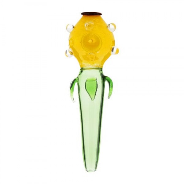 Corn Cob Glass Hand Pipe