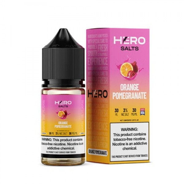 HERO Pomegranate Orange 30ml TF Nic Salt Vape Juice