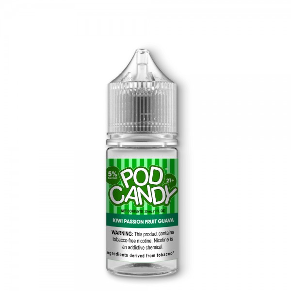 Pod Candy Kiwi Passion Fruit Guava 30ml TF Nic Salt Vape Juice