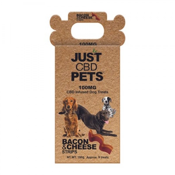 JustCBD Bacon Wraps CBD Dog Treats