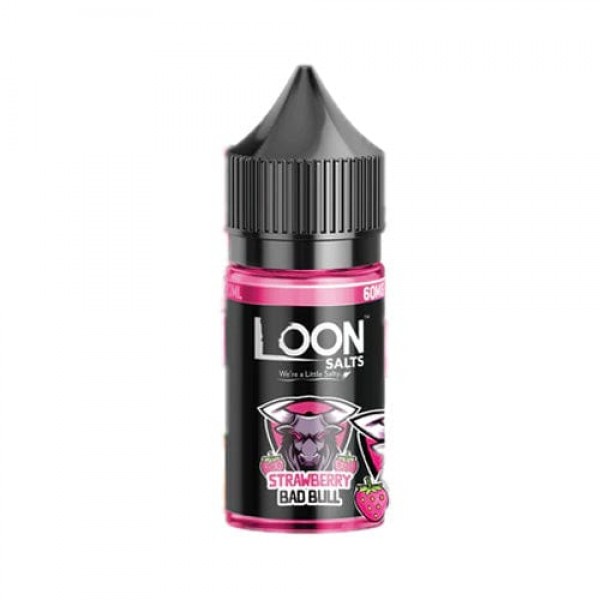 Loon Salts Bad Bull Strawberry 30ml TF Nic Salt Vape Juice