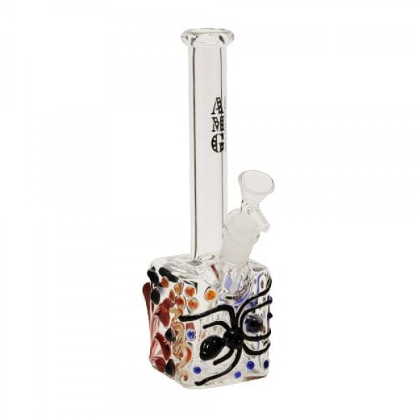 AMG Heady Spider Glass Cube Bong